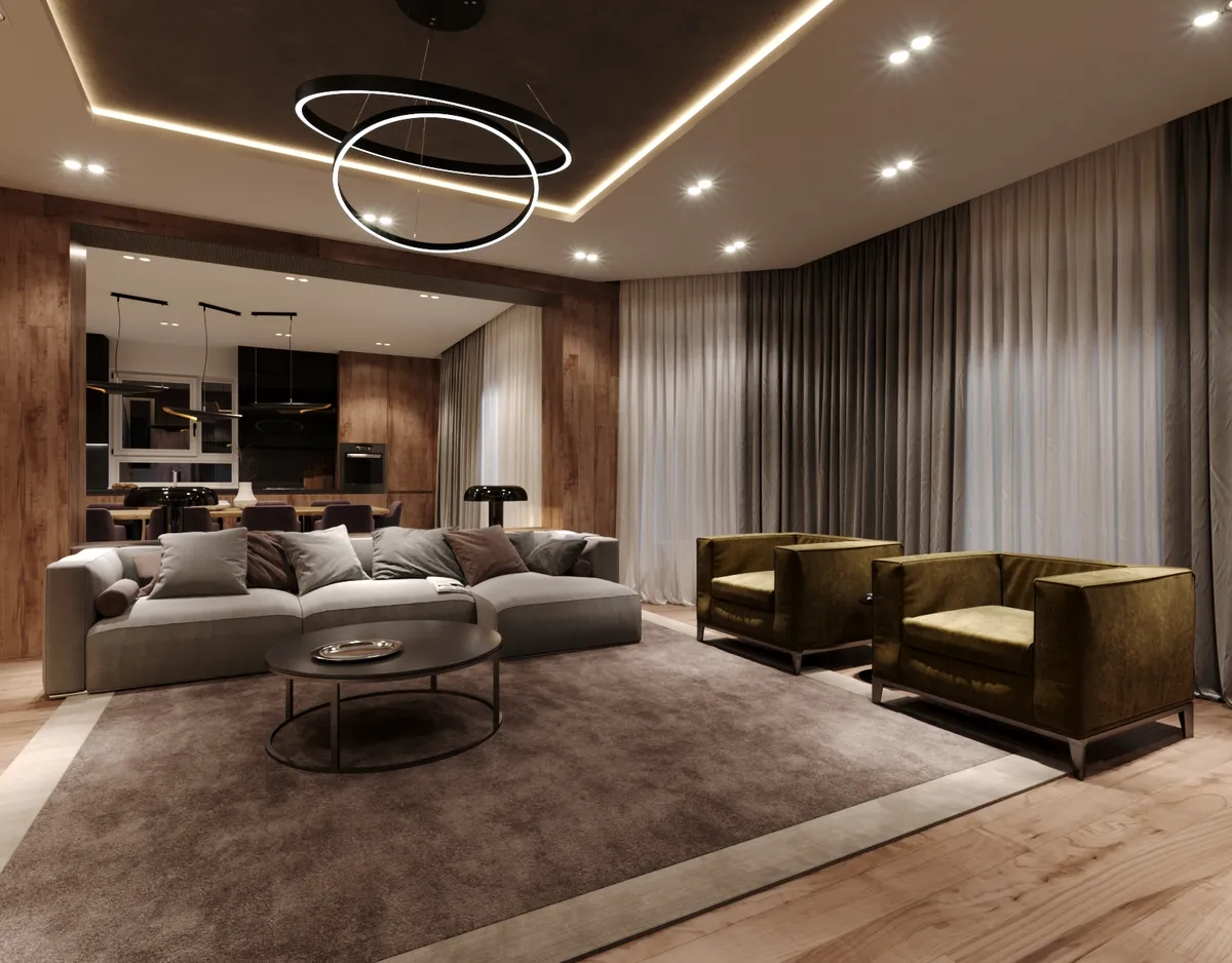 Дом п. Каменский, 150 м² — реализованный проект ателье